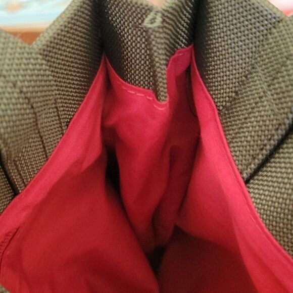 XOXO Army Green Military Nylon Unisex Double Handle Tote Shoulder Bag - Picture 8 of 9